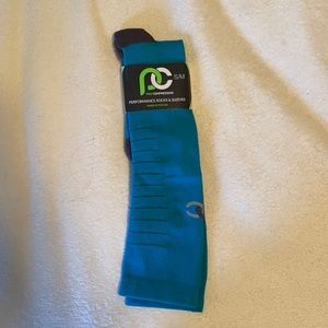 ProCompression Marathon Elite teal socks, size S/M
